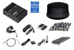 Teltonika 5G LTE WLAN Router RUTM54 mit ANT530 schwarz - TEL-RUTM54-530B