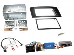 Einbauset mit Lenkradadapter fr Doppel DIN Autoradio in Mercedes M-Klasse (2005-2011), Aktiv