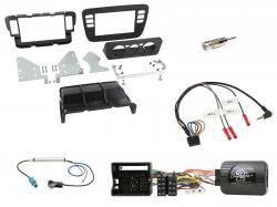 Einbauset mit Lenkradadapter fr Doppel DIN Autoradio in Seat Mii, Skoda CitiGo (2011-2016)