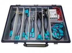 Dietz 41106-Set - Sortimentskoffer mit 3 Profi DAB / FM Splitter und 22 Adaptern