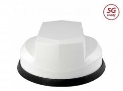 Panorama Dachantenne 2x LTE / 5G High Performance Antenne, 0,3m Kabel (Ant3B.2xx), wei - LPMM-6-60