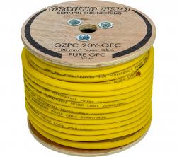 Ground Zero GZPC 20Y-OFC - OFC-Stromkabel - 20 mm gelb 50 m