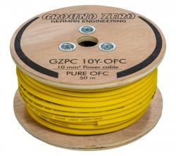 Ground Zero GZPC 10Y-OFC - OFC-Stromkabel - 10 mm gelb 50 m