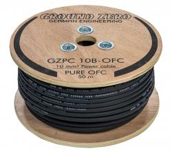 Ground Zero GZPC 10B-OFC - OFC-Stromkabel - 10 mm schwarz 50 m