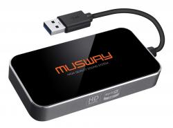 Musway BTA-HD - USB-Bluetooth Dongle f�r HD Audiostreaming & APP-Steuerung