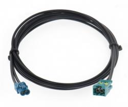 Antennenverl�ngerung - Mini-Fakra (2 polig) Z (Buchse / Stecker) - 1,0 m - DACAR 302 - HFM Kabel