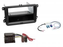 Radioeinbauset f�r DIN Autoradio in VW / SEAT / SKODA (Bj. siehe Liste)