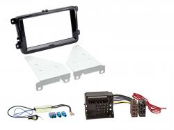 Radioeinbauset f�r Doppel DIN Autoradio in VW / Seat / Skoda - Diversity - piano