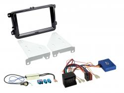 Radioeinbauset mit CAN-Bus f�r Doppel DIN Autoradio in VW / Seat / Skoda - Diversity - piano
