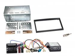 Radioeinbauset mit CAN-Bus f�r Doppel DIN Autoradio in Berlingo (2008 -2018) - schwarz