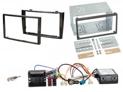 Radioeinbauset mit CAN-Bus f�r Doppel DIN Autoradio in Peugeot 308 (2007-2009) - piano schwarz
