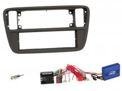 Radioeinbauset mit CAN-Bus f�r DIN Autoradio in Seat Mii, Skoda CitiGo (2016-2019) - schwarz