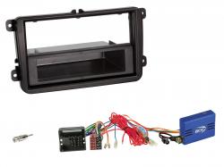 Radioeinbauset mit CAN-Bus f�r DIN Autoradio in VW T6 (2015-2019) - schwarz