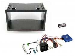 Radioeinbauset mit CAN-Bus f�r Doppel DIN Autoradio in VW Golf IV, Polo, T4 (2005-2009) - schwarz