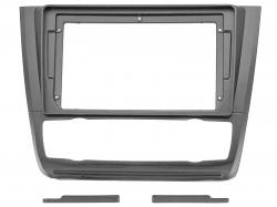 Einbaurahmen f�r 9 Zoll Autoradio in BMW 1er (E81 / E87 / E82 / E88, 2007-2013) - Klimatronik