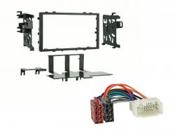 Radioeinbauset f�r Doppel DIN Autoradio in Honda Accord (1998-2003) - schwarz