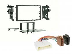 Radioeinbauset f�r Doppel DIN Autoradio in Honda Accord (1988-1998) - schwarz