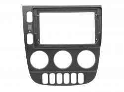 Einbaurahmen f�r 9 Zoll Autoradio in Mercedes ML-Klasse (1998-2005) - schwarz