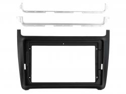 Einbaurahmen f�r 9 Zoll Autoradio in VW Polo (6R, 04/2014-07/2017) - schwarz