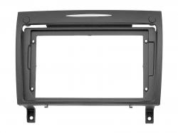 Einbaurahmen f�r 9 Zoll Autoradio in Mercedes SLK (R171, 03/2004-03/2011) - schwarz gl�nzend