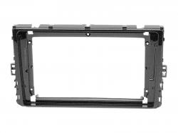 Einbaurahmen f�r 9 Zoll Autoradio in VW Arteon, Golf, Jetta, Passat, Polo, T6.1, Tiguan - schwarz