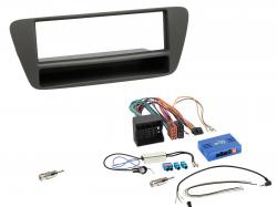 Einbauset mit Lenkradadapter f�r DIN Autoradio in Audi Q3 (2011-2018)
