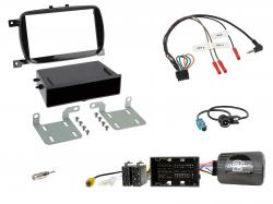 Radioeinbauset mit CAN-Bus f�r DIN Autoradio in Fiat 500 X (ab 2016 Facelift) - Piano, ohne Blue&Me