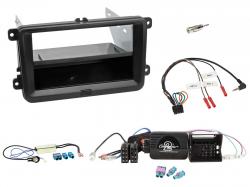 Einbauset mit Lenkradadapter f�r DIN Autoradio in VW - Diversity