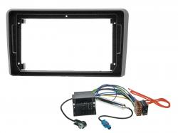 Radioeinbauset f�r 9 Zoll Autoradio in Audi A3 (8P, 2006-2013) - Quadlock, schwarz