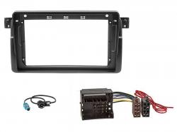 Radioeinbauset f�r 9 Zoll Autoradio in BMW 3er E46 (2002-2007), Quadlock