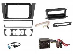 Radioeinbauset f�r 9 Zoll Autoradio in BMW 3er E90 (2005-2013), ohne Raucherpaket