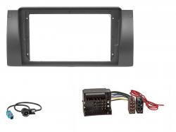 Radioeinbauset f�r 9 Zoll Autoradio in BMW X5 (2002-2006), Quadlock