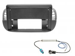 Einbauset mit Lenkradadapter f�r 9 Zoll Autoradio in Fiat 500 (ZAF312) (2007-2015)