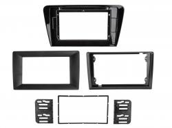 Einbaurahmen f�r 10 Zoll Autoradio in Skoda Octavia Kit 9/7 Zoll Ger�te LHD - Klavierlack