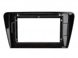 Einbaurahmen f�r 10 Zoll Autoradio in Skoda Octavia (2013-2020) - Klavierlack