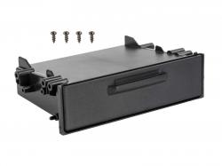 Ablagefach f�r 2 DIN Radioblenden (schraubbar) mit Klappe