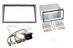 Radioeinbauset f�r Doppel DIN Autoradio in Opel Corsa C/D, Astra H, Vectra C (ab 2004) - matt-chr