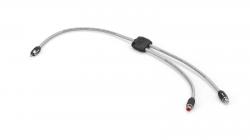 Hertz HMLCM - Marine RCA Y-Adapter, 1 Buchse zu 2 Steckern, 30 cm