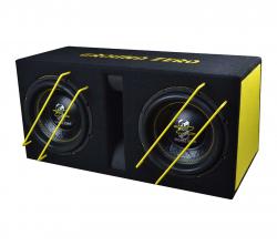 Ground Zero GZIB 2.10SPL - 2 x 25 cm Passiv Subwoofer mit 1400 Watt (RMS: 800 Watt)