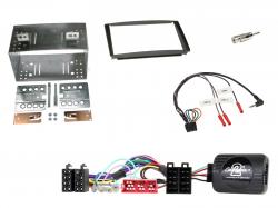 Einbauset mit Lenkradadapter f�r Doppel DIN Autoradio in KIA Ceed, proCeed (2009-2011)