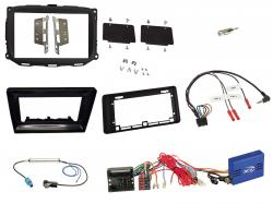Einbauset mit Lenkradadapter f�r 9 Zoll Autoradio in Alfa Romeo Giulietta (940, 2014-21), ISO