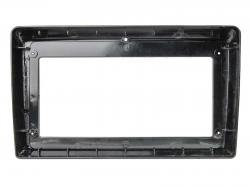 Einbaurahmen f�r 9 Zoll Autoradio in Citroen / Mitsubishi / Peugeot - Klavierlack