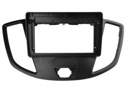 Einbaurahmen f�r 9 Zoll Autoradio in Ford Transit (FAC/FAD, 08/2014-06/2019) - schwarz