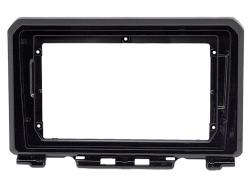 Einbaurahmen f�r 9 Zoll Autoradio in Suzuki Jimny (GJ, 10/2018-08/2024) - Klavierlack schwarz