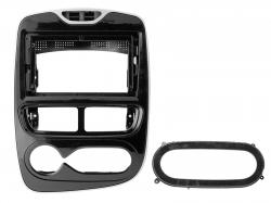 Einbaurahmen f�r 9 Zoll Autoradio in Renault Clio IV (X98, 11/2012-06/2016) - Klavierlack schwarz