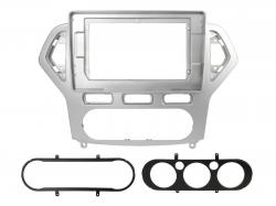 Einbaurahmen f�r 10 Zoll Autoradio in Ford Mondeo (06/2007-10/2010) - silber