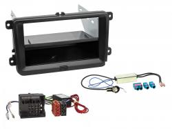 Radioeinbauset f�r DIN Autoradio in VW Caddy (2015-2020), Sharan, T6, Amarok / Seat Alhambra