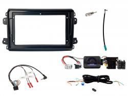 Einbauset mit Lenkradadapter f�r 9 Zoll Autoradio in Citroen Jumper, Opel, Fiat, Peugeot (2021-26)