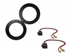 Lautsprechereinbauset f�r Citroen C3 (ab 2009) - 165 mm MDF Frontt�r