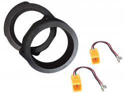 Lautsprechereinbauset f�r Fiat Stilo (2001-2008) - 165 mm Front�r MDF
